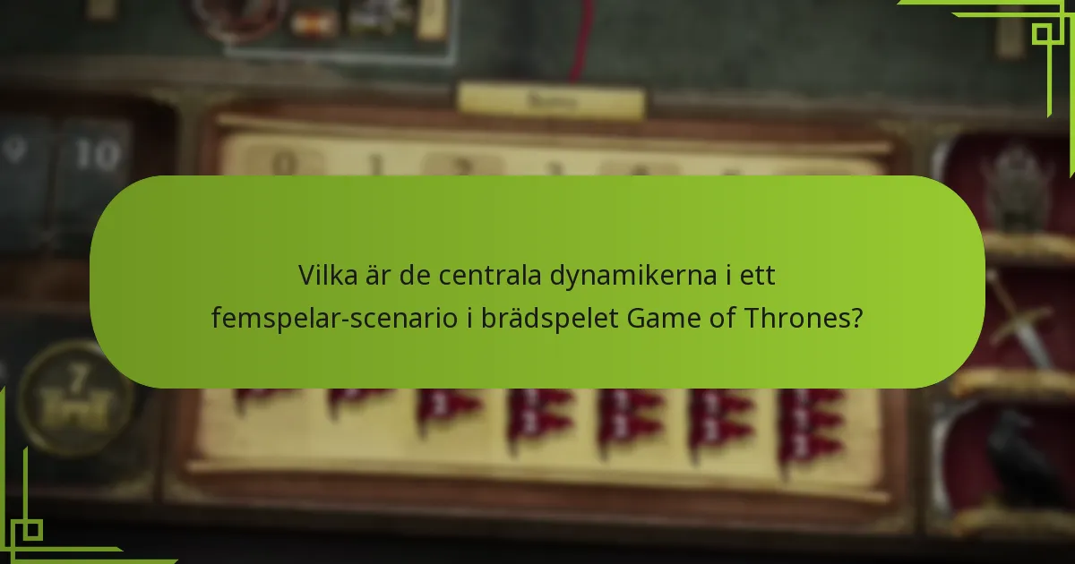 Vilka är de rekommenderade uppställningsvariationerna för ett femspelarspel?