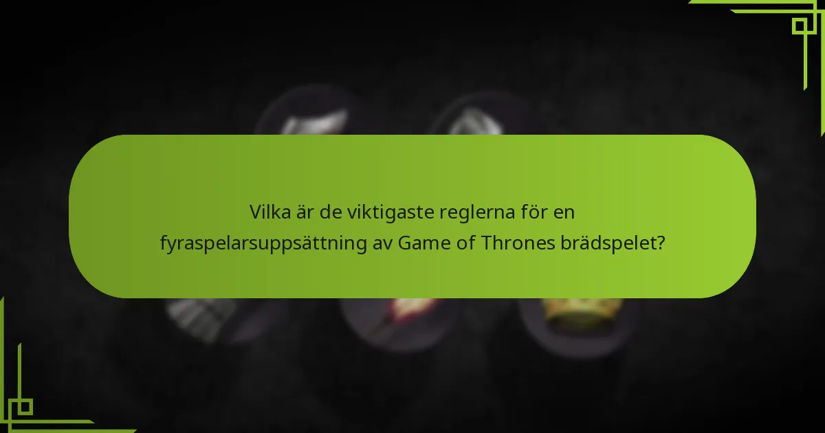 Hur jämför sig fyraspelarscenariot med andra spelantal?